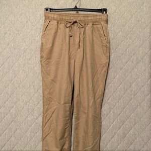Hollister Ultra High Rise Khaki Joggers